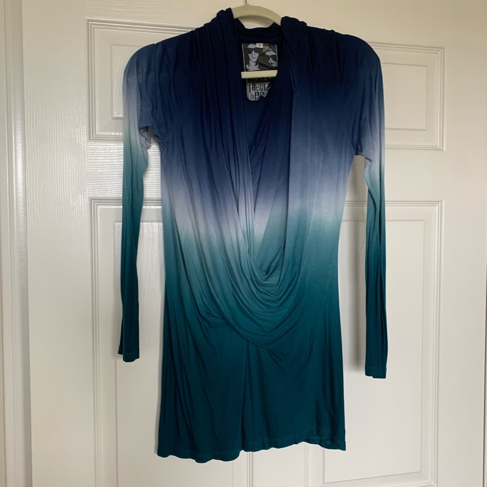 YFB blue ombré long sleeve